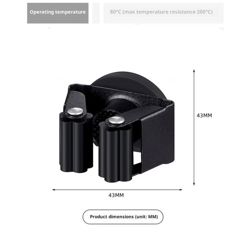 Magnetic Broom Holder,4PCS Anti-Slip Magnetic Mount Storage Broom Holders with Rubber Grippers,11lbs Heavy Duty Magnetic Tool Holder for Work Garage Laundry Kitchen RV Van Accessories