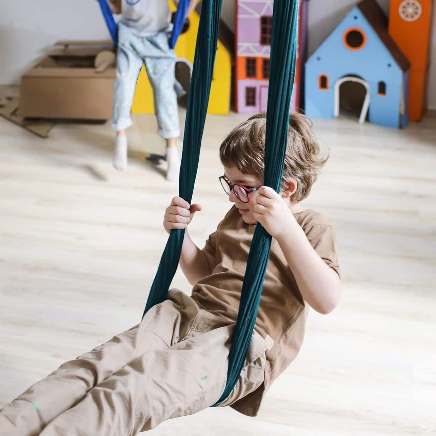 Therapy Swing for Kids with Special Needs (Hardware Included) Snuggle Swing Cuddle Indoor Outdoor Adjustable Hammock for Children with Autism, ADHD, Aspergers, Sensory Integration