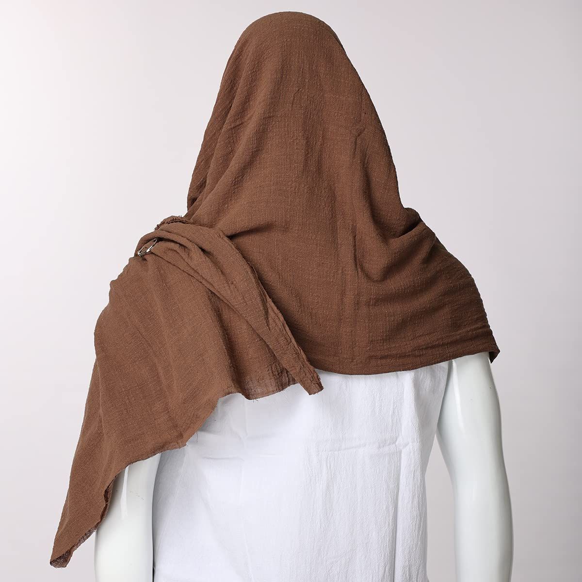 Apocalyptic Shawl Scarf Shaman Cowl Medieval Costume Century Star Cloak with Hood Men Cowl Hooded Renaissance Costume Medieval