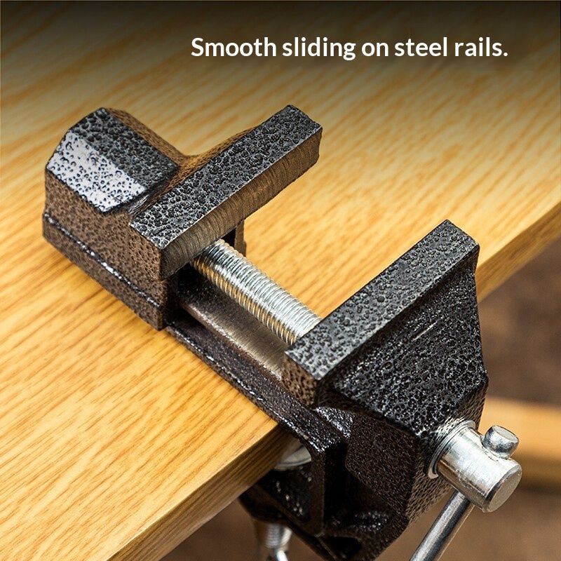 Mini Table Clamp, Small Bench Vice, New upgraded cast iron manufacturing Jewelers Hobby Clamps Craft Repair Tool Portable Work Bench Vise (mini)