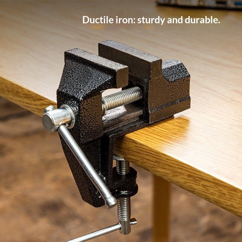 Mini Table Clamp, Small Bench Vice, New upgraded cast iron manufacturing Jewelers Hobby Clamps Craft Repair Tool Portable Work Bench Vise (mini)