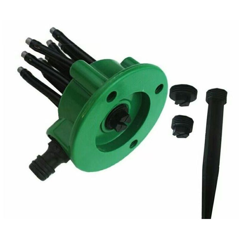 Flexible Lawn & Garden Sprinkler Garden Spray 360° Automatic Watering System, 12-Tube  Sprayer for Watering, Hands-Free Lawn and Plant Watering