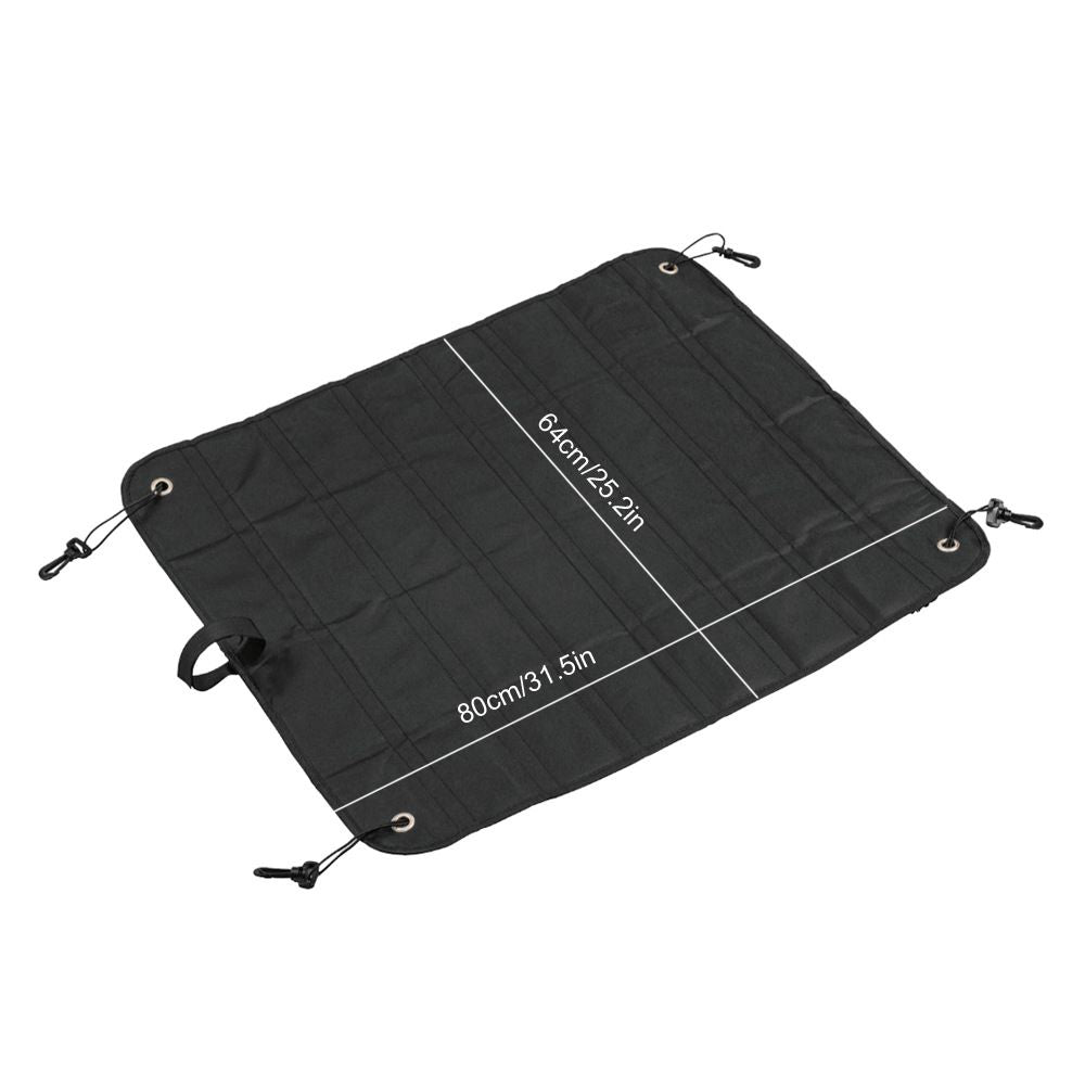 Universal Foldable Car Trunk Bumper Guard Mat Rear Bumper Protector, SUV Cargo Liner Floor Mat Liner Floor Mat Prevent Scratches, 80*64CM