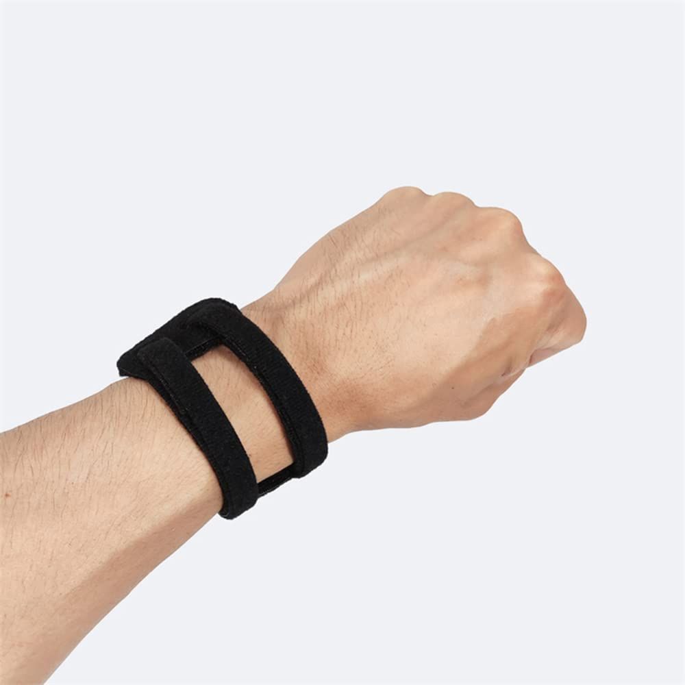 Wrist Wrap - Lightweight, Breathable Support for Everyday Wear | Ideal for Typing, Cooking, Fitness, Various Sports That use The Wrist.  2pcs black