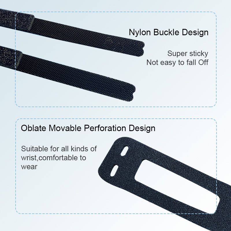 Wrist Wrap - Lightweight, Breathable Support for Everyday Wear | Ideal for Typing, Cooking, Fitness, Various Sports That use The Wrist.  2pcs black