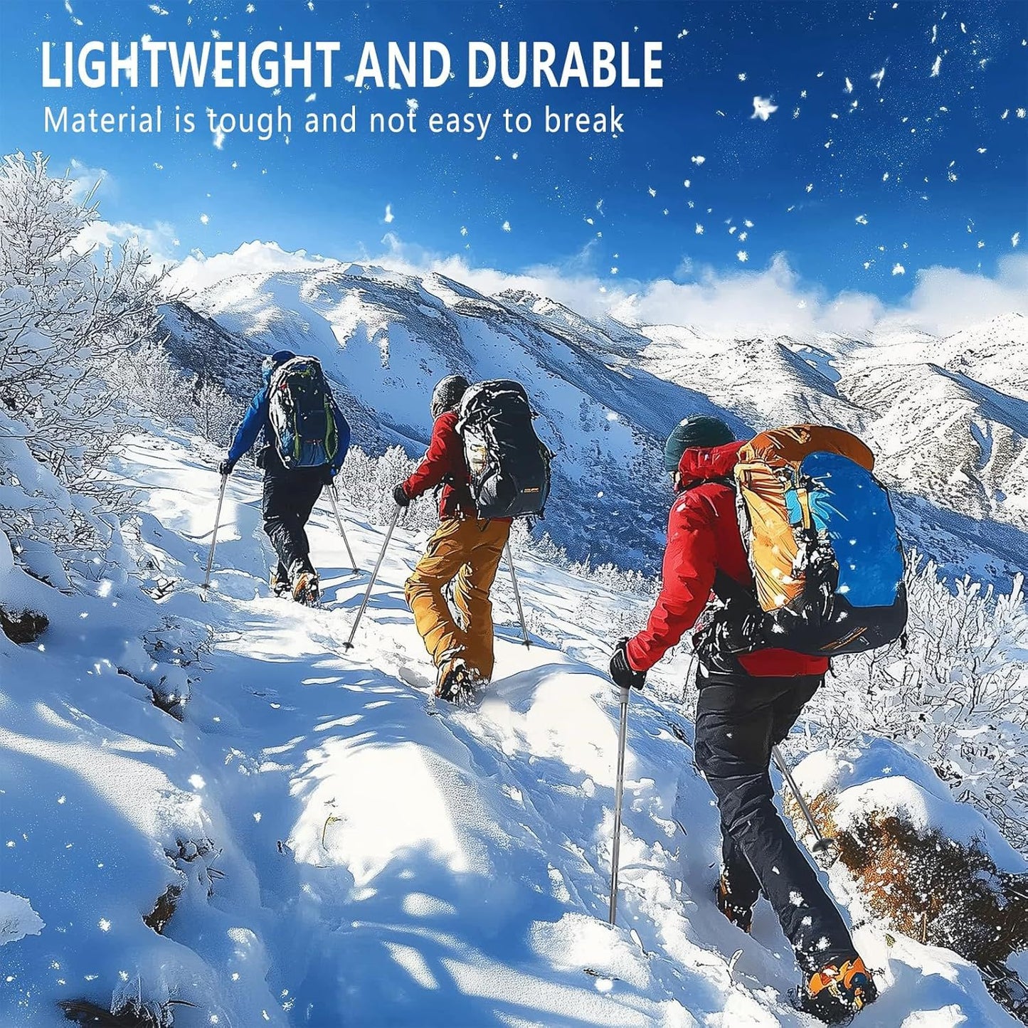 Hiking Pole Detachable Lightweight for Hiking Stick Walking Pole for Man Women Hiking Stick Walking Staff - Outdoor Multitool