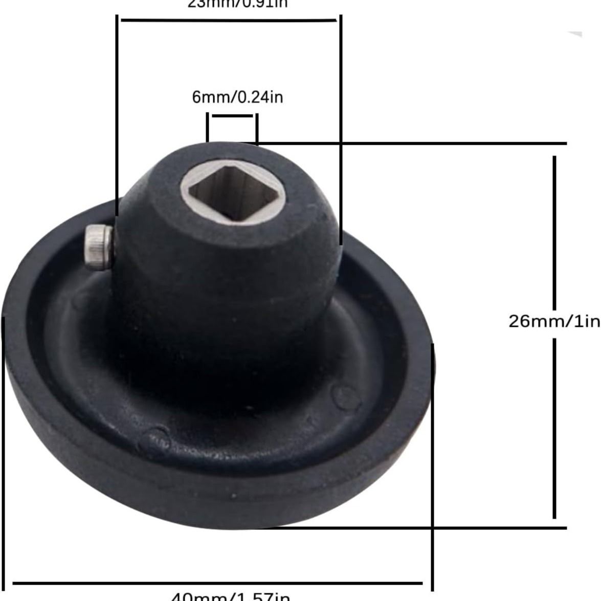 Blender Drive Socket, 5 Pack Drive Socket Replacement 891 802 Compatible with Professional Series, Allen Wrench Included