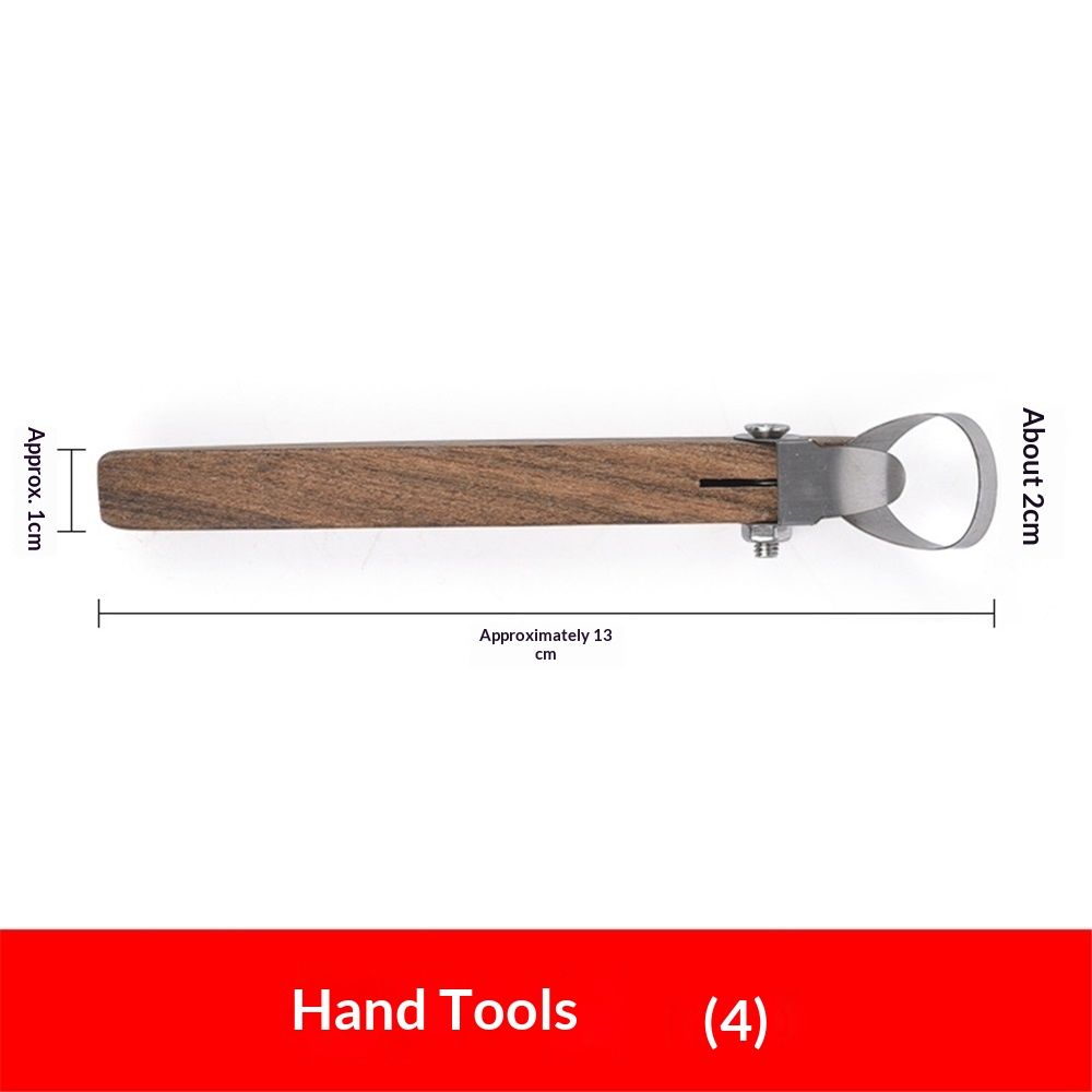 Pottery Handle Making Tool Sculpture Scraper Pottery Carving Tool Pottery Cup Handle Shape Tool for Tea Cup Mug Utensil Vase Handle Clay Cutters (5 PCS)
