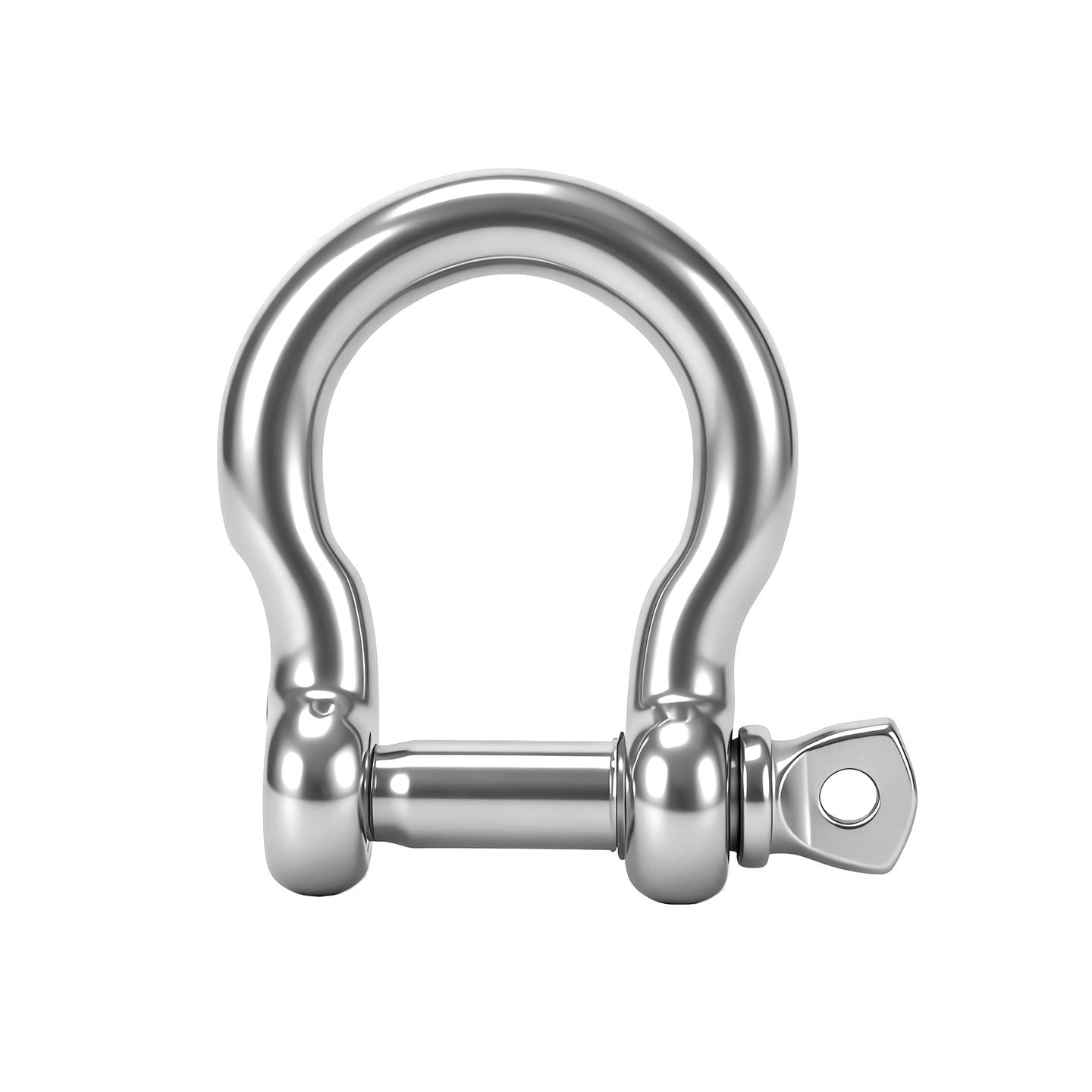 20Pcs M4 D Ring Shackle 304 Stainless Steel Screw Shackle Heavy Duty Screw Pin Shackle -Dia. : 0.16"/4mm