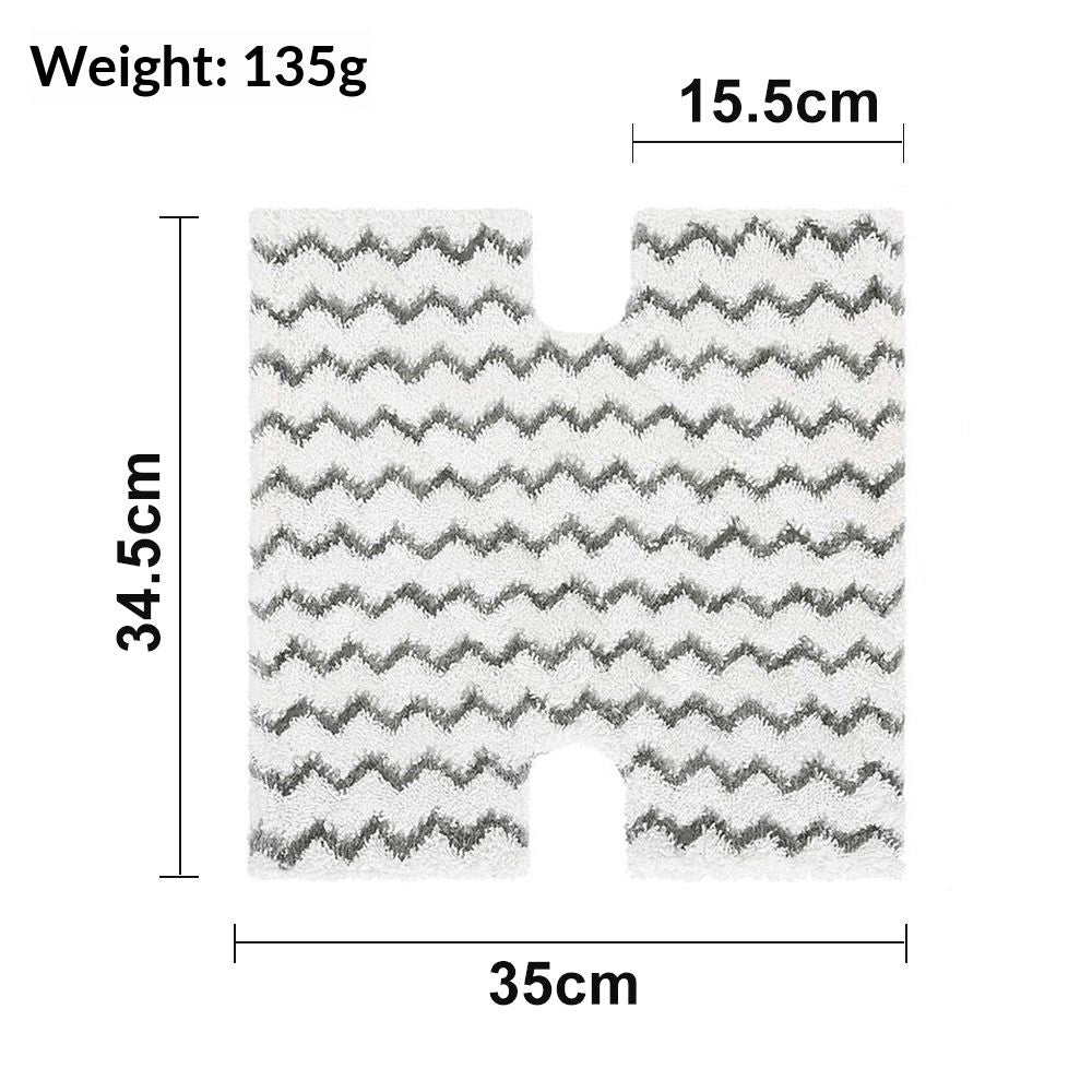 6 Pack Steam Mop Pads Replacement P184WQ for Steam Mop S5003D Pro Steam Mop S3973 S3973D S3973WM S5001 S5002Q S5003A S5004 S5004W S6001W S6001WM S6002C S6003D S6003W