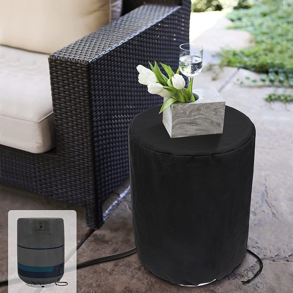 Propane Tank Cover stable Tabletop Feature for Standard 20lb Tank Cylinder, Waterproof and UV Resistant Gas Cylinder Cover