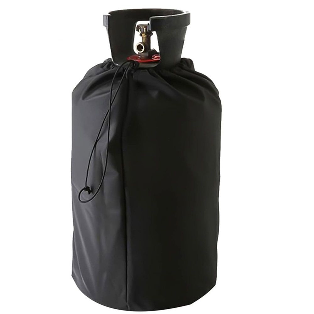 Propane Tank Cover for Cylinders - for Outdoor and Indoor Use, with Waterproof Coating Protective Propane Tank Cover Sun Protect (black,oniy bag)