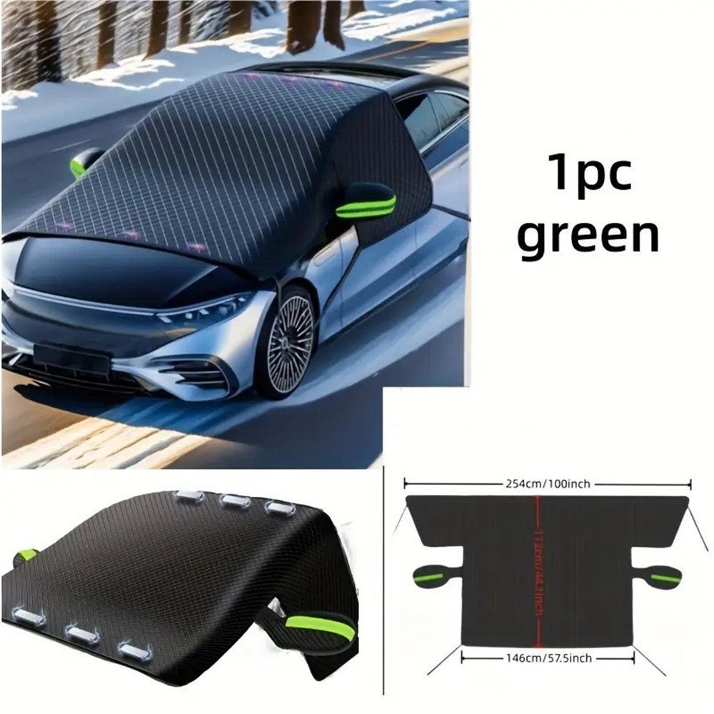 Windshield Snow Cover, Car Windshield Cover for Ice and Snow, Automotive Large Magnetic Windshield Frost Cover with Side Window and Mirror Protector in Winter, Suitable for Most Vehicle,Sedan,SUV