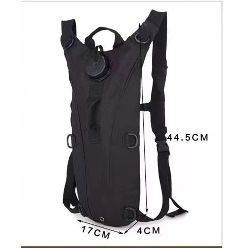 Water Hydration Pack Military 3L Water Bladder Carrier Backpack Leakproof for Running Jogging Cycling Hiking