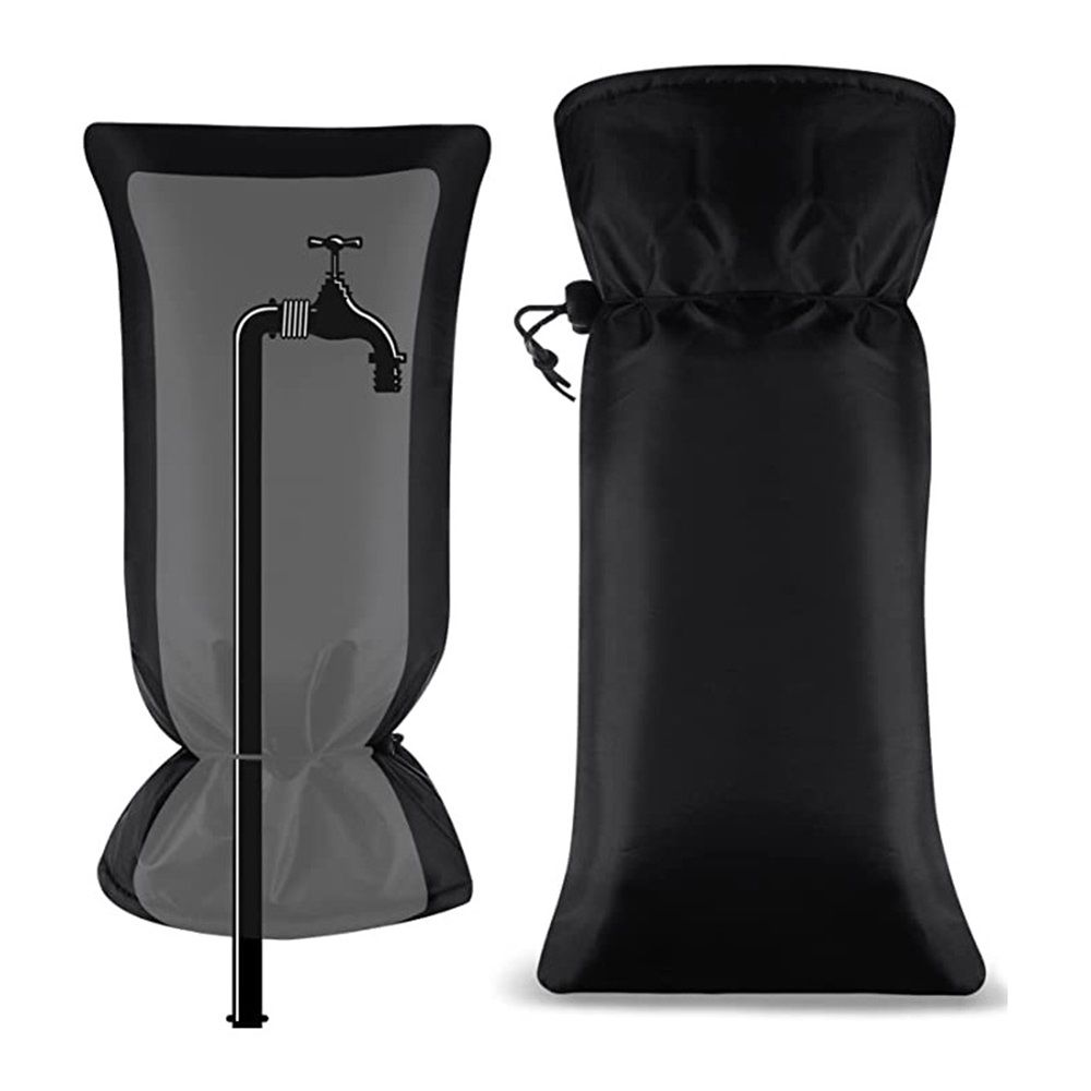 Outdoor Faucet Cover Socks for Winter Freeze Protection, 51*20cm W Large Faucet Covers for Outside, Reusable Outdoor Yard Spigot Cover, Antifreeze Long Water Insulated Faucet Cover Socks