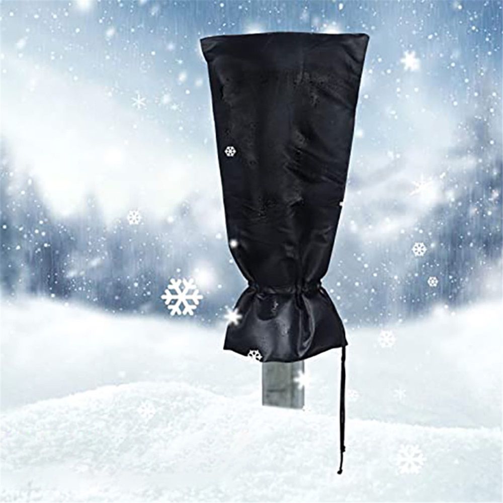 Outdoor Faucet Cover Socks for Winter Freeze Protection, 51*20cm W Large Faucet Covers for Outside, Reusable Outdoor Yard Spigot Cover, Antifreeze Long Water Insulated Faucet Cover Socks