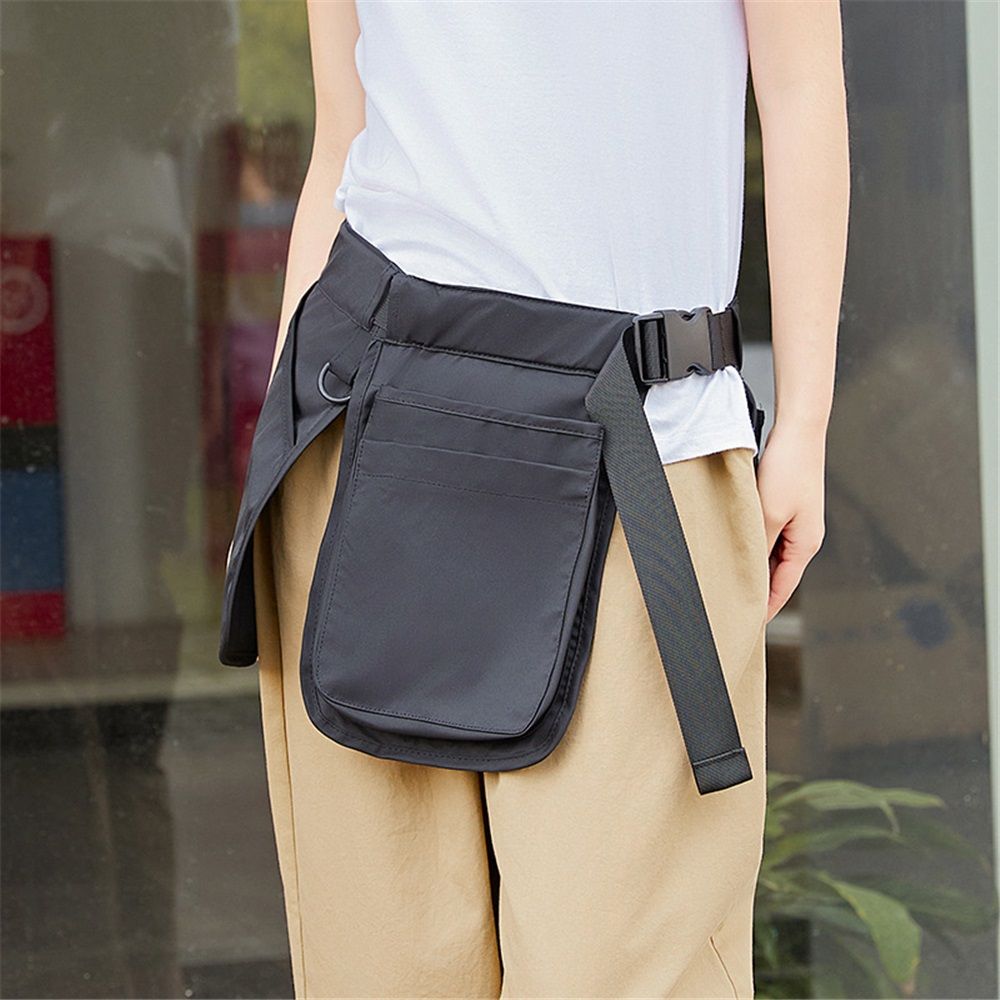 Detachable Pockets, Hand Free Waist Belt Clip, Dog Handler Training Tools Storage Waist Pockets for Men and Women, also Used to Gardening Work, Hairstylist (Black)