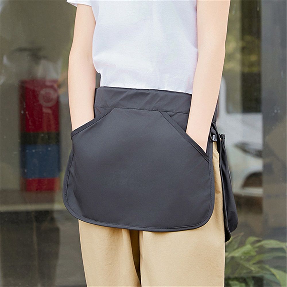 Detachable Pockets, Hand Free Waist Belt Clip, Dog Handler Training Tools Storage Waist Pockets for Men and Women, also Used to Gardening Work, Hairstylist (Black)