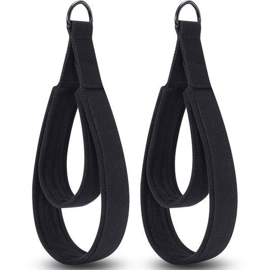 2 Pcs Pilates Straps - Double Loop Ring Straps for Reformer, Padded, Home Gym Workout Yoga exercise accessories