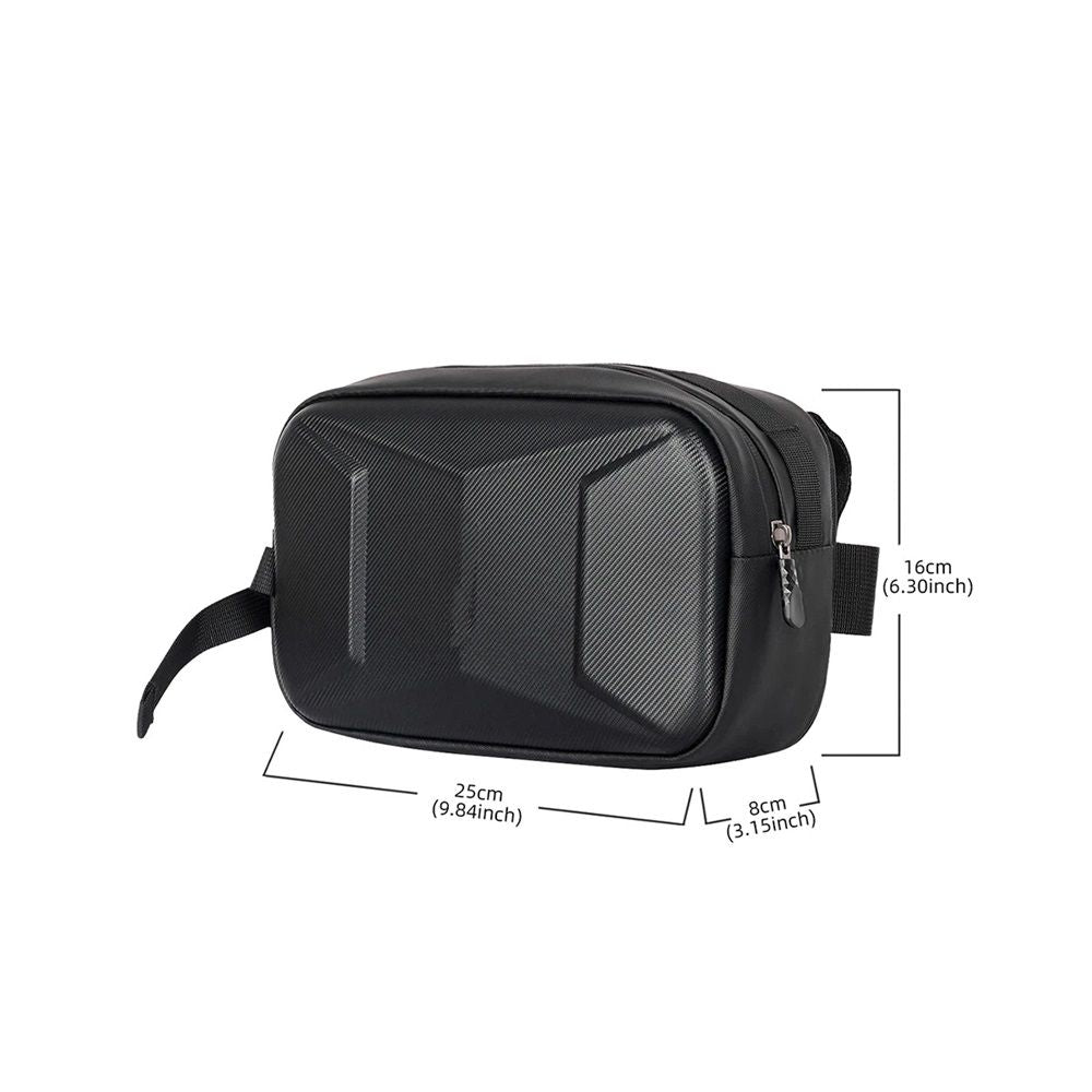 Bike Handlebar Bag,  Waterproof Bike Front Bag, 3L Bicycle Frame Storage Bag Bike Pouch for Road Mountain Bicycle Cycling Travel Hiking (Black)