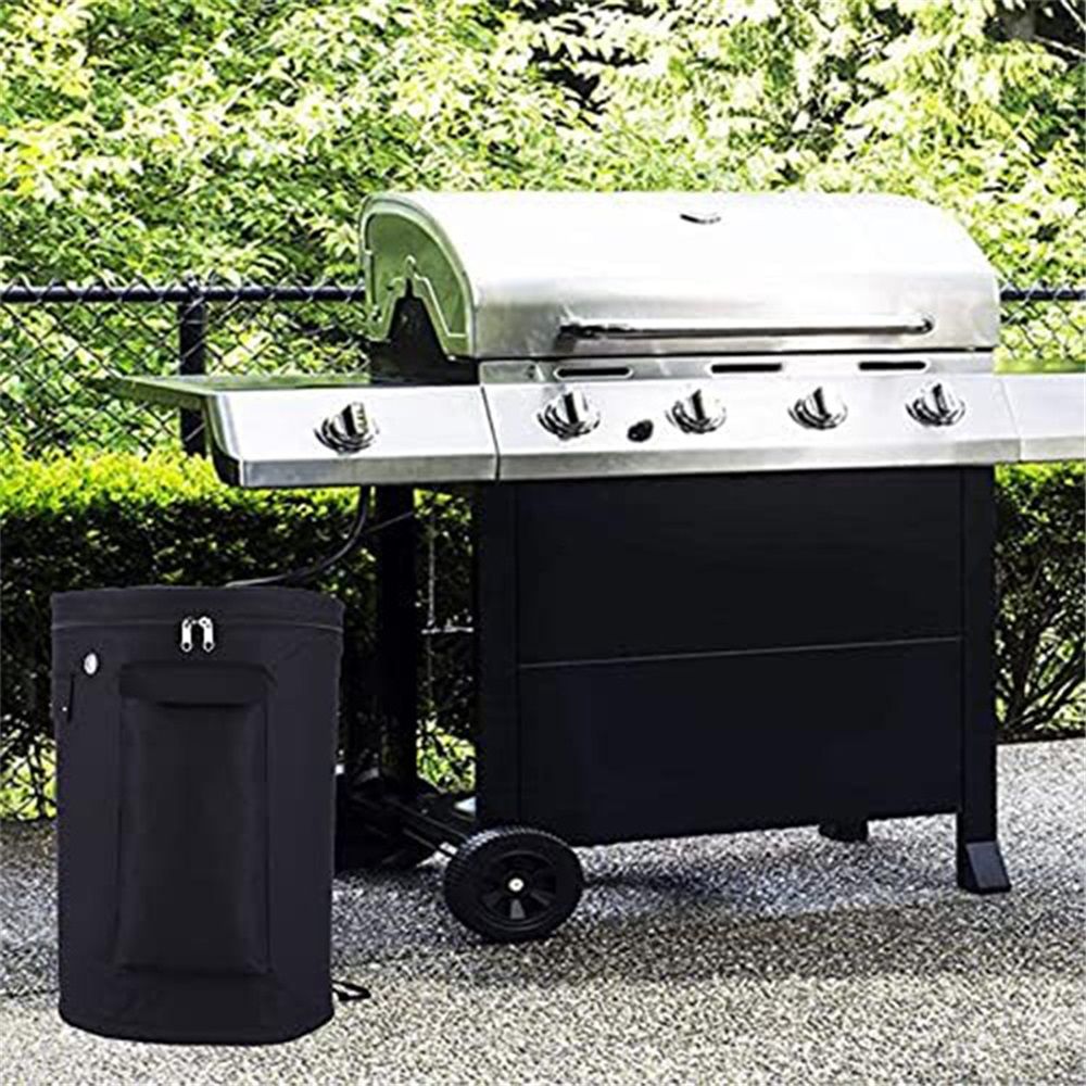 Propane Tank Cover, Propane Gas Tank Cover with Stable Tabletop Feature,UV and Weather Resistant,Ventilated with Storage Pocket, Heavy Duty Oxford Cloth（20*13*2cm）