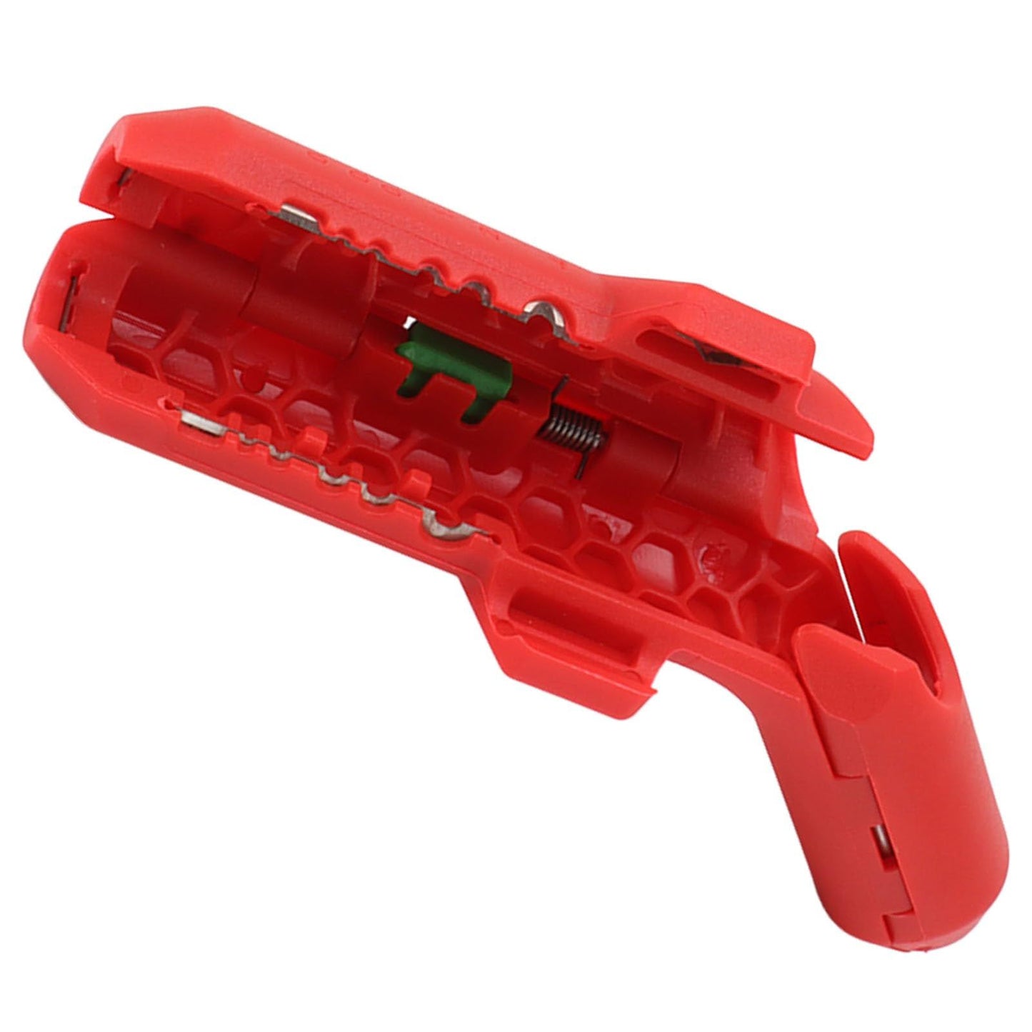 Universal Stripping Tool for Right-Handers,  Round Cable, Coax Cables, Data Cables, Wire Stripper, （red）