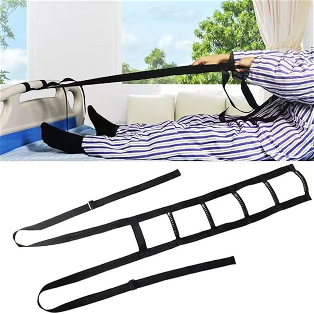 Bed Ladder Assist Strap，Pull Up Assist Device with 5 Handle Straps,Rope Ladder for Elderly, Senior, Pregnant, Handicap（3m）