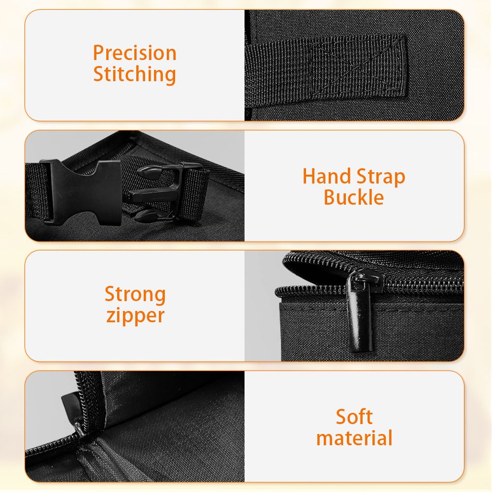 Portable Blender Storage Bag Sleeve Fully wrapped Storage Bag, for Beach Portable Small Mixer Black Splash-Proof Carrying Case with Hand Strap and Protective(Box Only)