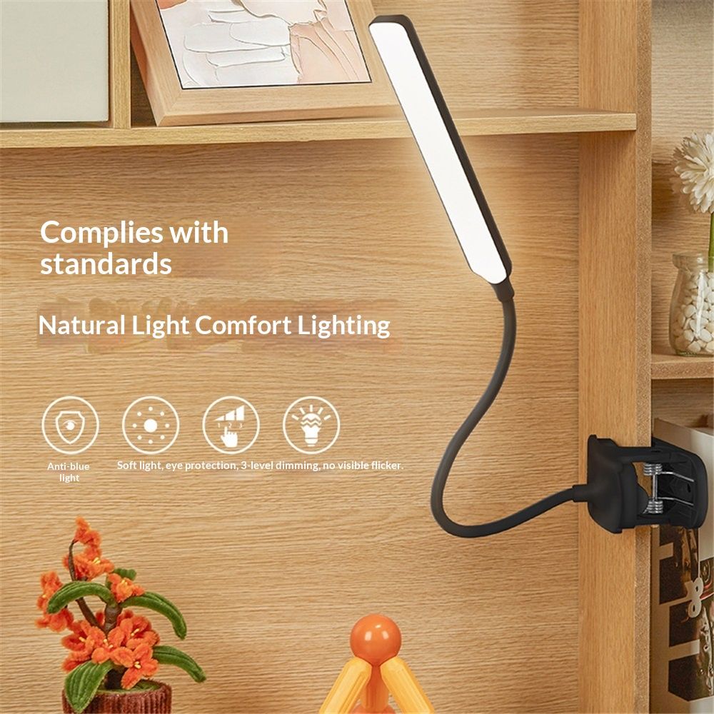 Clip-On LED Easel Lamp with LED Technology - Sturdy Clip Light- Adjustable & Flexible Neck for Precise Lighting, Piano, Computer Desks, Shelves & Tables