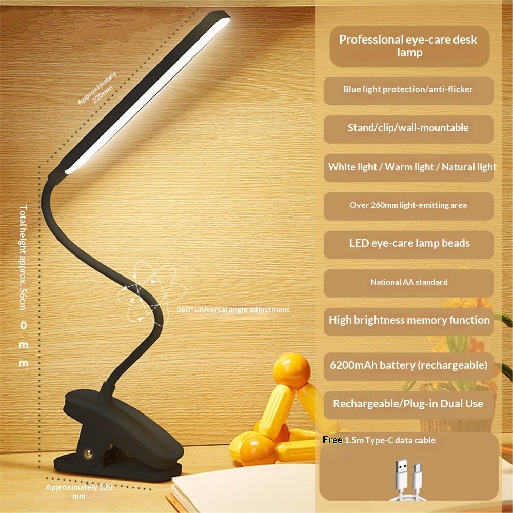 Clip-On LED Easel Lamp with LED Technology - Sturdy Clip Light- Adjustable & Flexible Neck for Precise Lighting, Piano, Computer Desks, Shelves & Tables