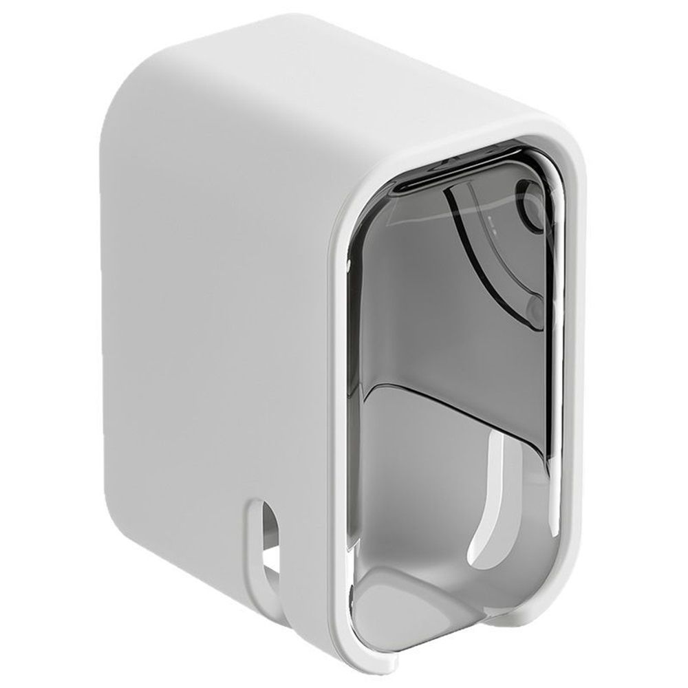 Toothbrush Holders for Bathroom【Innovation Single Slot Design】 4PCS Toothbrush Holder Wall Mounted with Cover for Shower, Single Toothbrush Dispenser Storage Organizer for Family & Travel