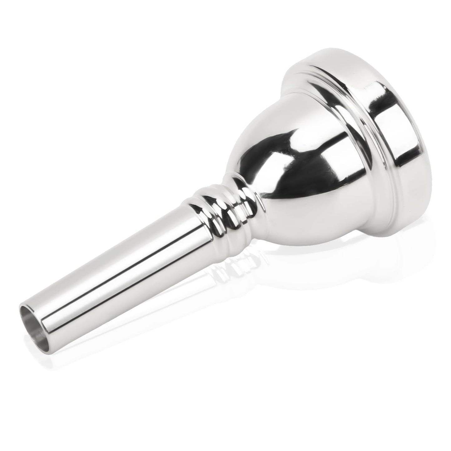 6 1/2AL Silver Trombone Mouthpiece - Professional Grade Brass Instrument Mouthpiece for Tenor Trombone, Premium Sound & Durability