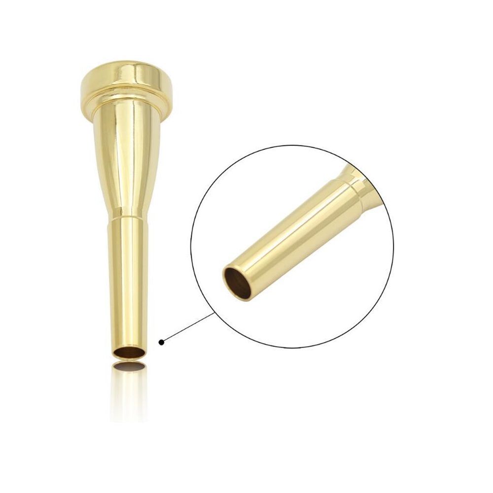 3C/5C/7C Trumpet Mouthpiece, Copper Material Trumpet Accessories Parts(3 Pack)  Trumpet Instrument Accessories