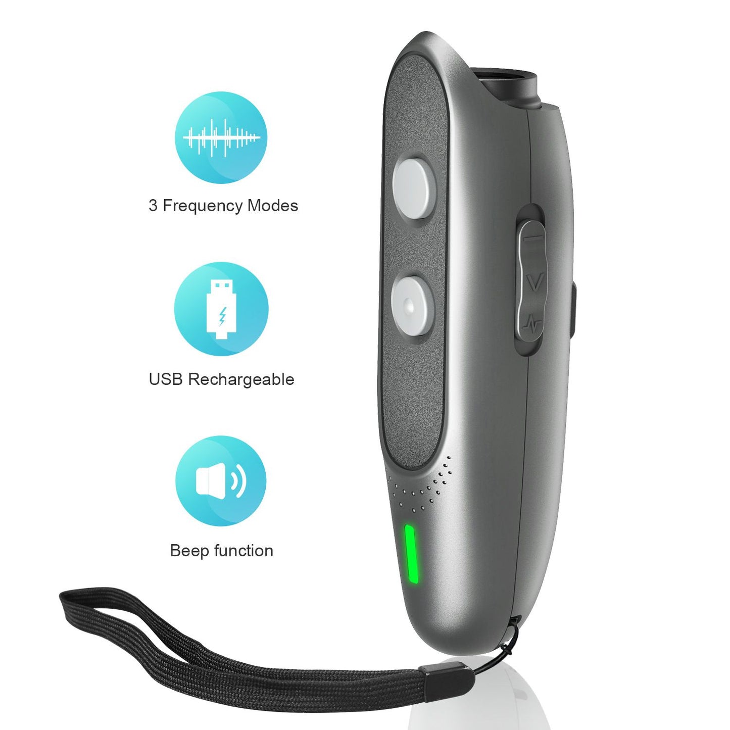 Dog Barking Deterrent Devices Rechargeable Ultrasonic Dog Bark Deterrent 3 Frequency No Bark Control Devices  Dog Whistles That Makes Dogs Stop Barking