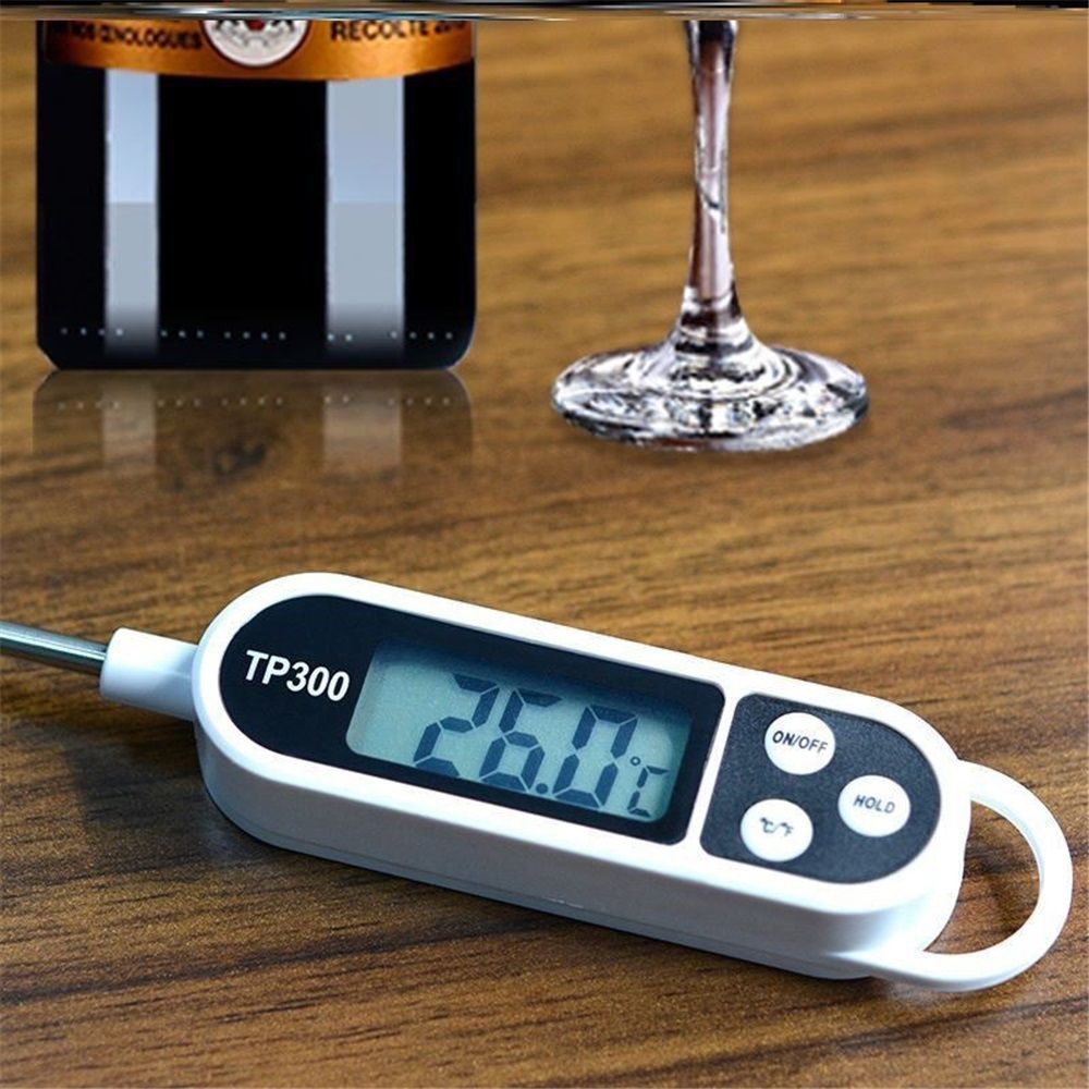 TP300 Digital Meat Thermometer for Cooking Food, Kitchen Needs, Smoker Oven BBQ Grill, Candy, Drinks, Instant Read,  2pcs