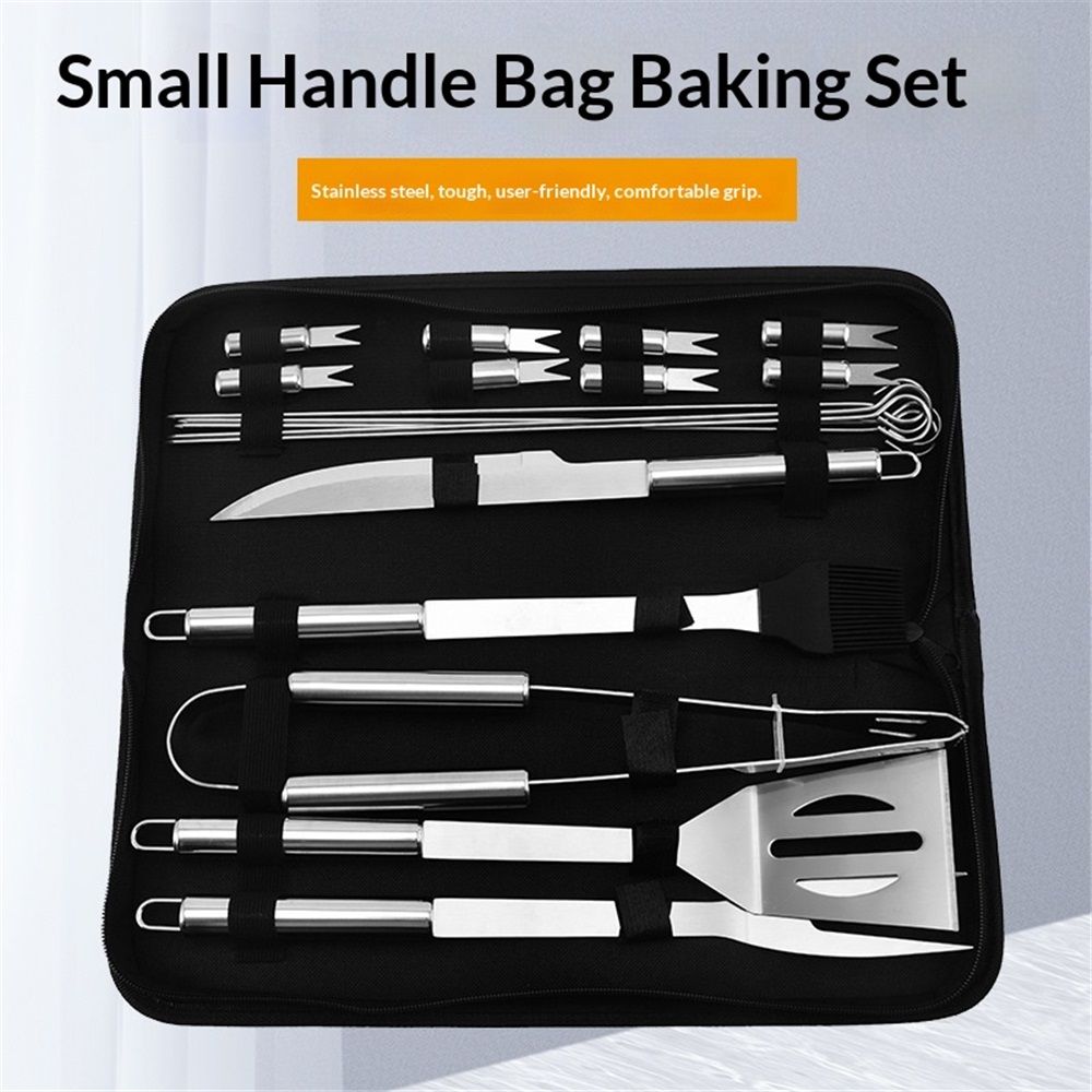 18 pack Grilling Accessories, Dad Gifts for Christmas Grilling Gifts, Heavy Duty Stainless Steel Grill Set BBQ Grill Accessories for Outdoor Grill, Best Gifts for Men Dad