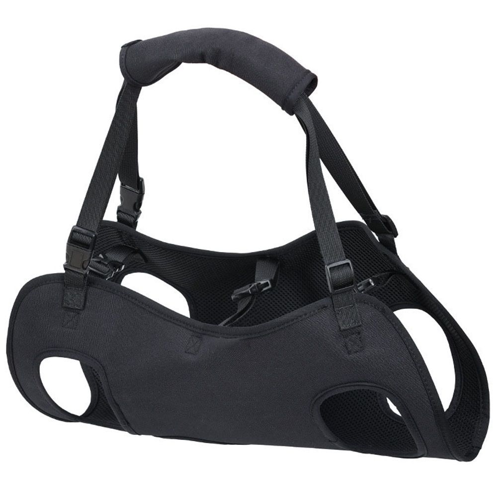 Dog Lift Harness, Emergency Backpack Pet Legs Support & Rehabilitation Sling Carrier, Adjustable Lifting Straps Carrier for Senior Elderly Dogs Joint Injuries Arthritis S