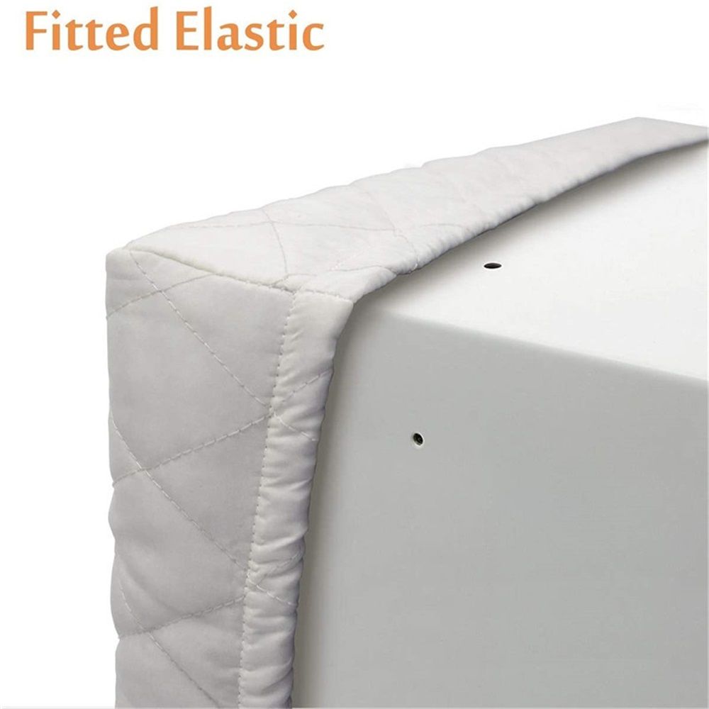 Machine washable household sofa armrests, chair covers, elastic sofa armrests, chair covers (2-piece set of armrests, Lingge white)