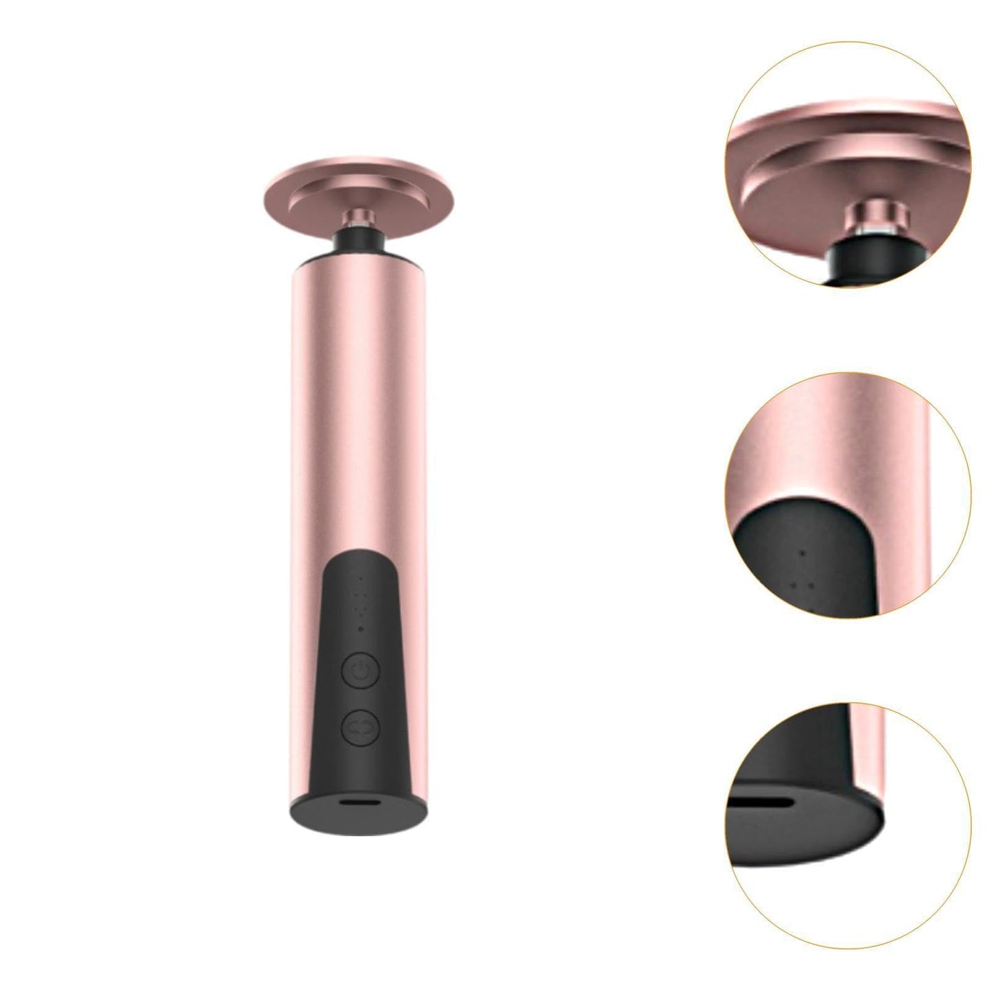 Electric Foot Callus Remover - 6-Speed Adjustable, Callus Remover for Feet with LED Display, Rechargeable & Wireless Pedicure Tools for Dead Skin rose gold