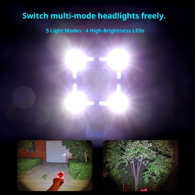140dB Electric Bike Horn with Headlight, 2 in 1 Bicycle Horn 5 Sound Modes USB-C Rechargeable, Bike Bell with Large Range Floodlight Bike Horn for Adults Kids Bike Scooter
