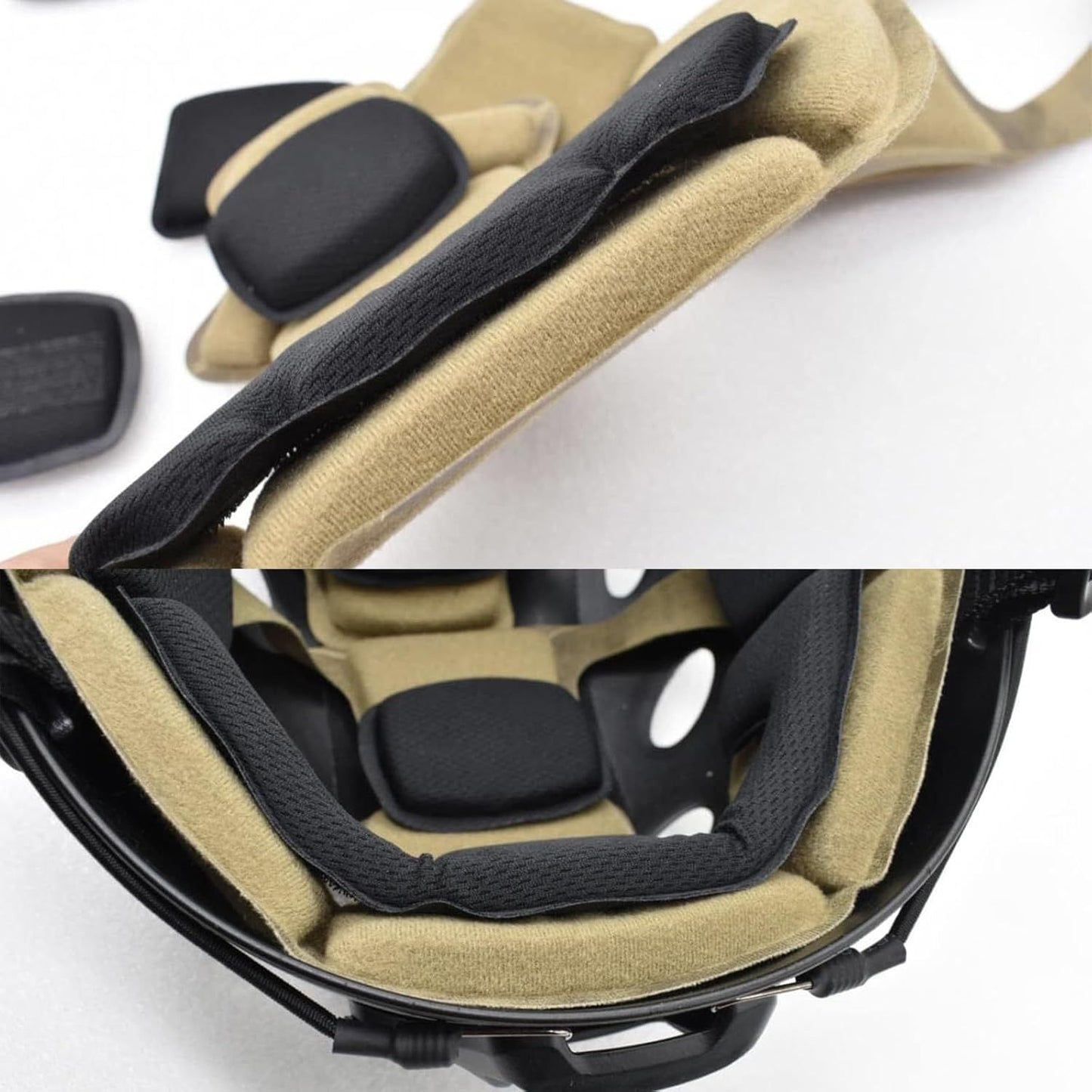 Universal Outdoor Internal Replacement Memory Foam Pad Padding Inserts Protective Mat Kits Set Accessories Compatible for Helmet
