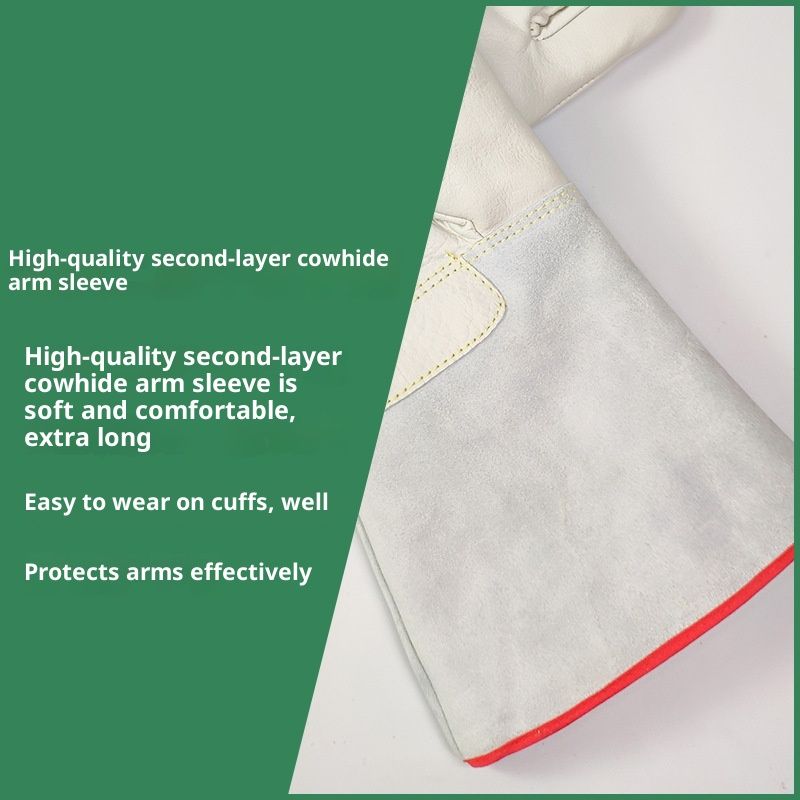 Cryogenic Gloves Low Temperature LNG Liquid Nitrogen Protective Gloves Cold Storage Safety Frozen Gloves-36cm