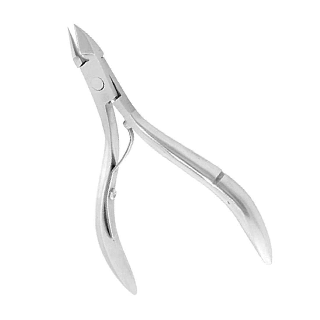 Cuticle Nippe Professional Cuticle Nippers,Stainless steel, electroplated, Remover Macicure Tool for Fingernails and Toenails, silver