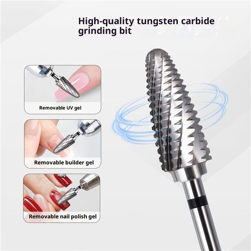 Die Grinder Bits Tungsten Double Cut Burr Bits  for Die Grinder Kits Metal Grinding Drilling Polishing (2pcs XC Extra Coarse Grinding Degree)