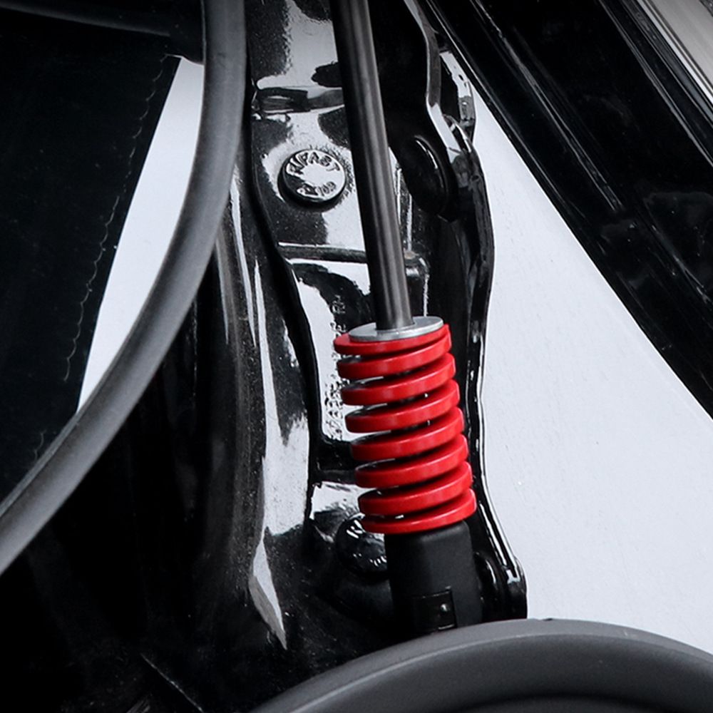 6PCS Spring Mod Kits Modification Spring Parts Accessories red Trunk Tailgate Strut Support Spring,OD Spiral Stamping Compression Spring Replacement Model 3