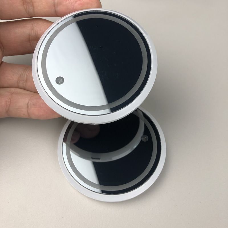 2pcs LED Car Cup Holder Lights, Changeable Color USB Charging Luminescent Car Cup Holder Mat Coaster Insert, LED Interior Atmosphere Lamp