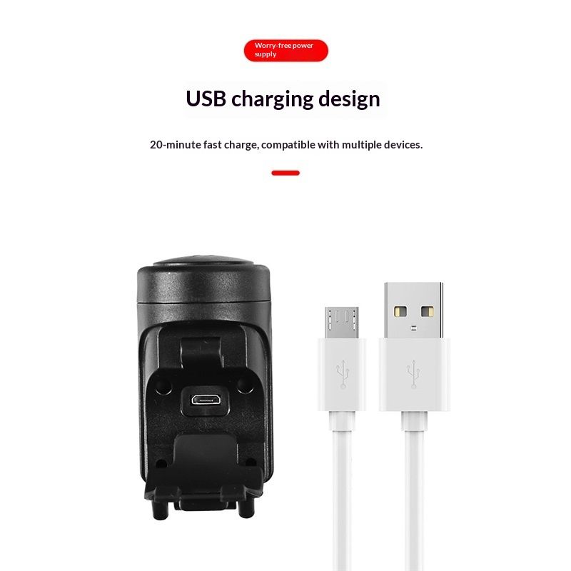 Electric Horn, Electronic Bell, 120DB Horn for Adults, 4 Sound Modes Horn for Bike, Loudest Horn with Rechargeable Battery for Mountain