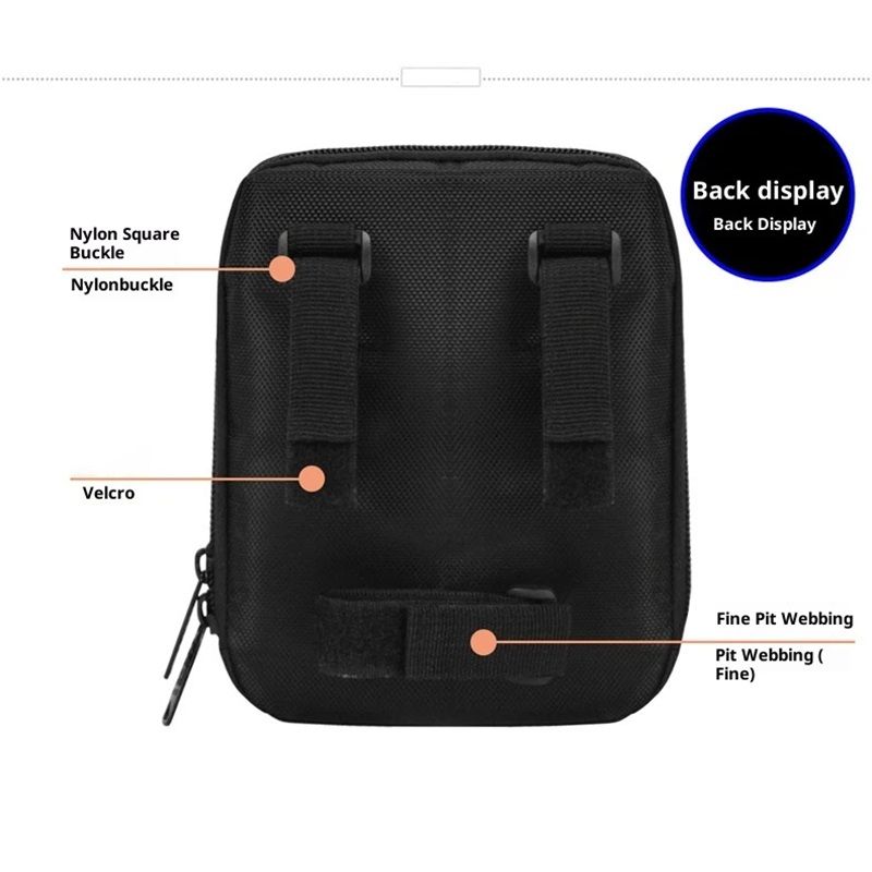 Cycling Bike Bicycle Handlebar Bags Front Baskets Black with Rain Cover,  for and Folding Bikes Easy to Install for Essentials