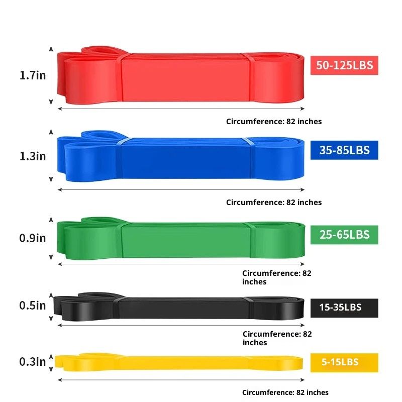 Pull Up Bands, Resistance Bands, Pull Up Assistance Bands Set for Men & Women, Exercise Workout Bands for Working Out, Body Stretching, Physical Therapy, Muscle Training