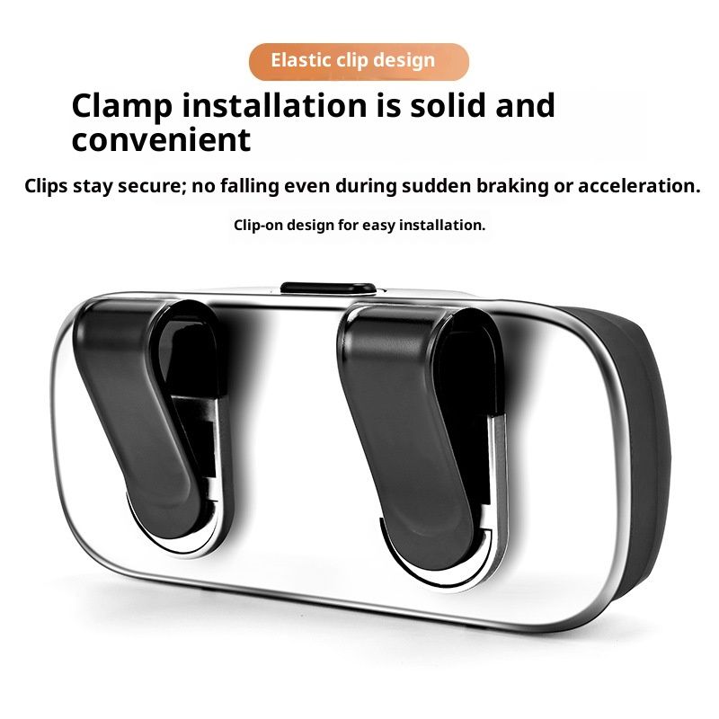 Sunglass Holder for Car Visor Clip Glasses Case Car Sunglasses Case for Car Sun Visor Glasses Storage Box Car Sunglass Holder Car Visor Accessories Universal for SUV Sedan Truck (black)